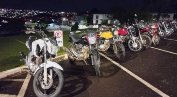 PM apreende 16 motocicletas durante operação 'Sossego em Duas Rodas'