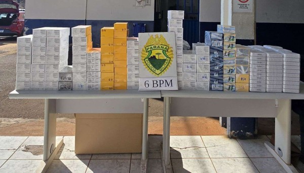Polícia apreende 102 celulares contrabandeados em abordagem na BR-277