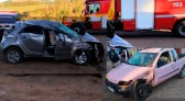 Acidente na BR 280 deixa três feridos