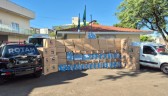 Polícia apreende mais de 52 mil maços de cigarros contrabandeados e prende homem
