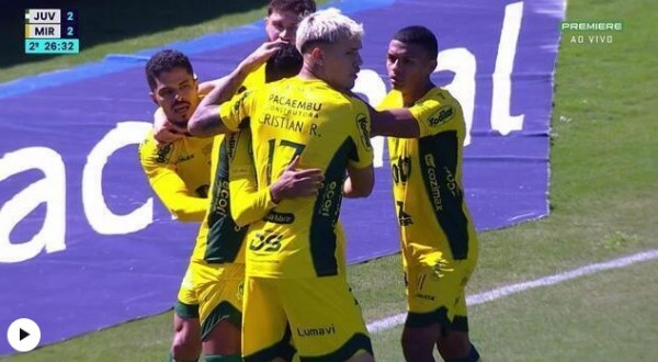 Em jogo de quatro gols, Juventude e Mirassol ficam no empate no Jaconi