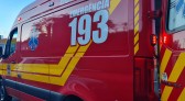 Homem fica ferido após queda de aproximadamente seis metros