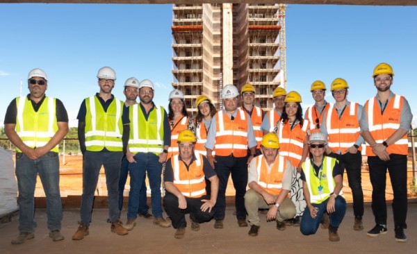 Itaipu acompanha avanço das obras do campus da Unila em Foz do Iguaçu