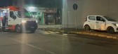 Três pessoas ficam feridas após colisão durante a madrugada