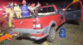 Condutor fica ferido em acidente na PRC 280, em Marmeleiro