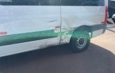 Condutor de motocicleta fica ferido após acidente na Cidade Norte