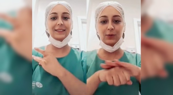 Enfermeira aprende Libras para se comunicar com familiar surdo de paciente: 'Me incomodava ter alguém ali que era ignorado'