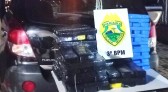 Polícia Militar apreende veículo com mais de 70 kg de maconha