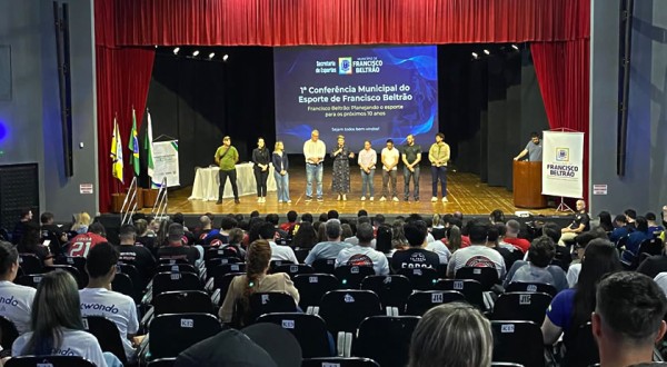 1ª Conferência Municipal do Esporte reúne participação expressiva de diferentes segmentos