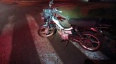 Acidente entre motocicleta e mobilete deixa vítimas