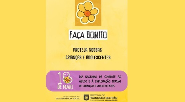 Beltrão realiza atividades no dia do combate ao abuso sexual de crianças
