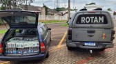 Polícia apreende veículo e grande quantidade de bebidas em operação contra descaminho