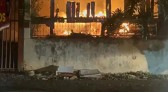 Corpo de Bombeiros é acionado para combater incêndio em residência no bairro Pinheirinho