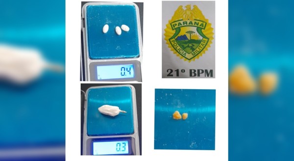 Homem é preso por posse de drogas