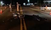 Homem morre em colisão entre caminhão e moto na PR281 em Dois Vizinhos