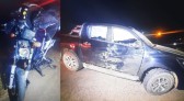 Grave acidente na PR-180 em Marmeleiro deixa motociclista ferido