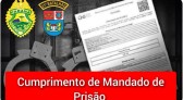 Homem com mandado de prisão por estupro é detido pela Polícia Militar em Marmeleiro