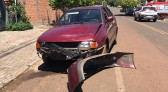 Acidente entre moto e carro é registrado no Vila Nova
