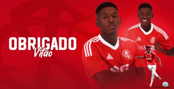 É oficial! Inter confirma a transferência do zagueiro Vitão para o Flamengo