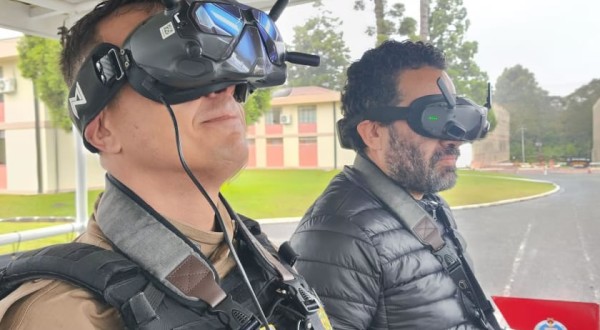 Paraná testa tecnologia israelense para identificar e neutralizar drones que representem riscos