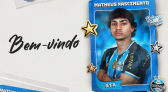 Grêmio anuncia contratação do atacante Matheus Nascimento por quatro temporadas