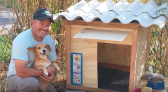 Caminhoneiro constrói mais de 1,7 mil casinhas para proteger cães e gatos abandonados
