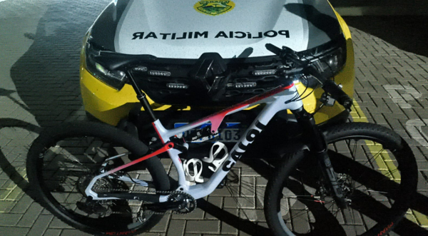 Homem é preso após furtar bicicleta em Itapiranga e tentar fugir para o Paraná