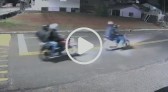Imagens mostram motos se aproximando de residência antes de roubo de Amarok