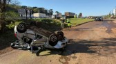 Idosa de 73 anos morre após carro ser atingido por caminhão na BR-369