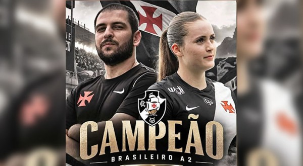 Cerqueirense Heloisa Fantinel Kuhn é campeã brasileira com o Vasco