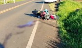 Motociclista tem perna amputada após colisão com carro na PR-158 entre Coronel Vivida e Chopinzinho