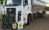 BPFRON apreende caminhão com 330 caixas de cigarros contrabandeados