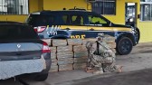 Mais de 430 kg de maconha são apreendidos em veículo na BR-282, em Xanxerê