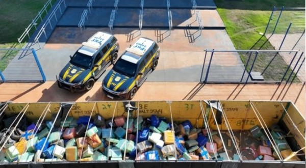 PRF realiza maior apreensão de maconha de 2026 no Brasil