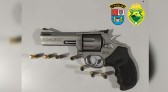 PM atende ocorrência de porte ilegal de arma de fogo após suposta ameaça