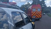Mulher sofre queda de motocicleta ao tentar evitar acidente