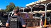 Polícia Militar apreende 1,5 tonelada de droga e munições no Oeste
