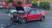 Condutoras ficam feridas após colisão entre dois automóveis na PR-566