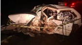 Colisão frontal deixa um morto e três feridos na PR-281 em Mangueirinha
