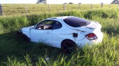 Motorista perde o controle do carro e capota na PR-281