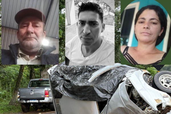 Identificadas as vítimas do acidente na PR-281