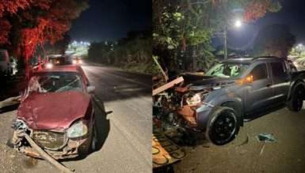 Colisão transversal deixa um ferido na PR-317