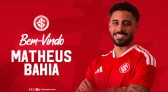 Inter anuncia contratação definitiva do lateral Matheus Bahia até 2027