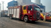 Homem fica levemente ferido em acidente de trabalho
