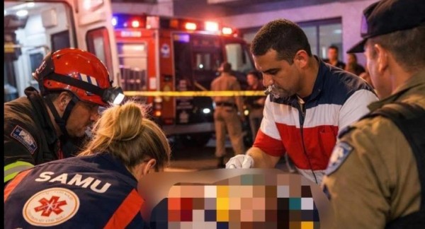 Menina de 2 anos fica gravemente ferida após queda de sacada em prédio