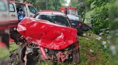 Oito pessoas ficam gravemente feridas após forte batida entre dois carros na PR-317, em Toledo