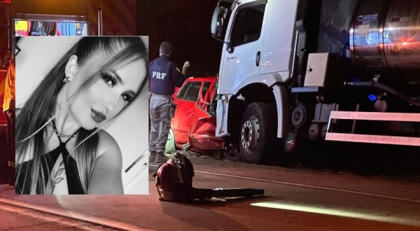 Mulher morre em colisão frontal na BR-163