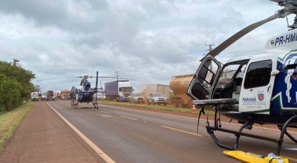 Serviço aeromédico do Paraná bate recorde histórico em 2023 com mais de 4 mil atendimentos