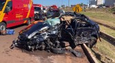 Criança morre após ser ejetada e outras quatro pessoas ficam feridas em violenta colisão na BR-277