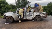 Quatro pessoas ficam feridas em colisão registrada no trevo de acesso ao município de Salgado Filho